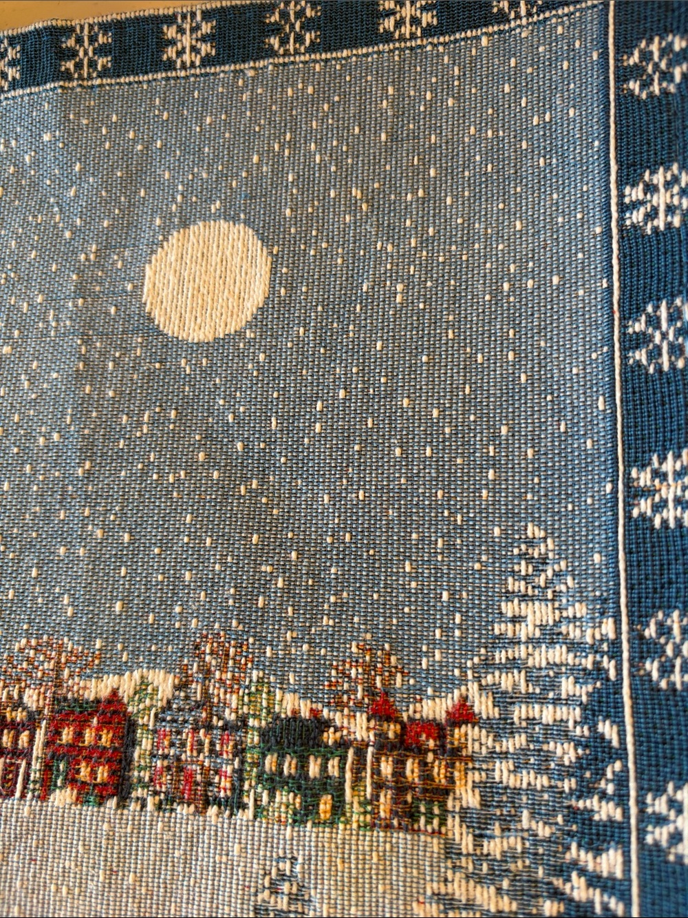 Placemat Set - Snowmen winter Scene - Picture 4 of 4